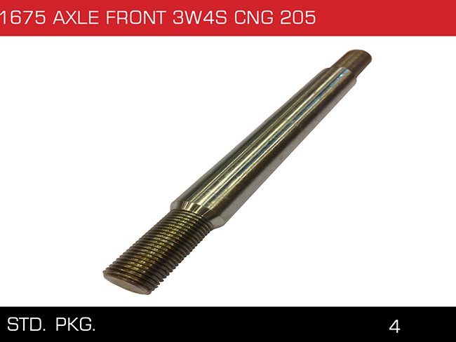 1675 AXLE FRONT 3W4S CNG 205